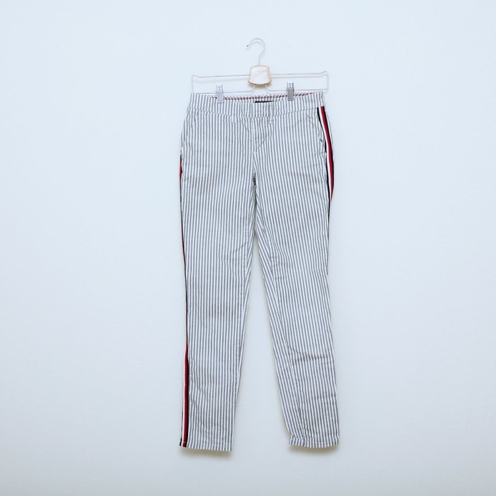 Tommy Hilfiger Hampton Striped Stretch Slim Chino Pants